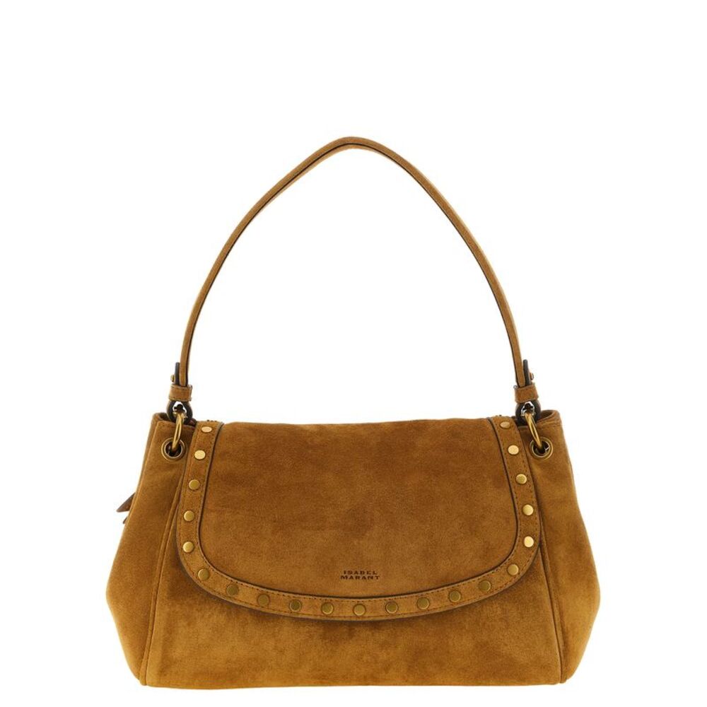 Isabel Marant Beige Calfskin Shoulder Women's Bag